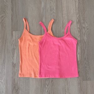 TNA Homestretch Tank Top - Pink & Peach